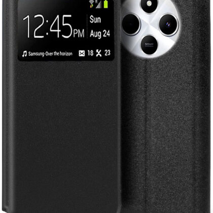 Capa Flip Cover p/ Xiaomi Redmi 14C / Poco C75 Preto - COOL