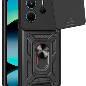 Capa p/ Xiaomi Redmi Note 14 Hard Ring Preto - COOL