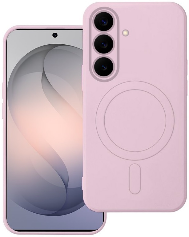 Capa de Silicone Magnética p/ Samsung S947 Galaxy S26+ (Rosa) - COOL