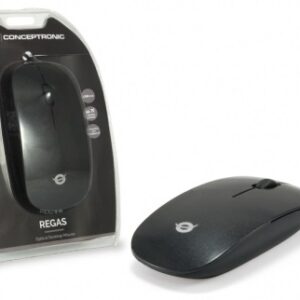Rato ?ptico USB 1200DPI Desktop Mouse (Preto) - CONCEPTRONIC