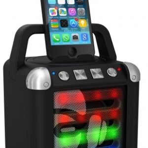 Coluna Portátil Bluetooth c/ Efeitos de LED (Preto) – iDance