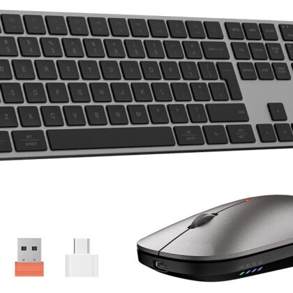 Teclado + Rato iKey K230 Wireless/Bluetooh PT (Cinzento) - MEETION
