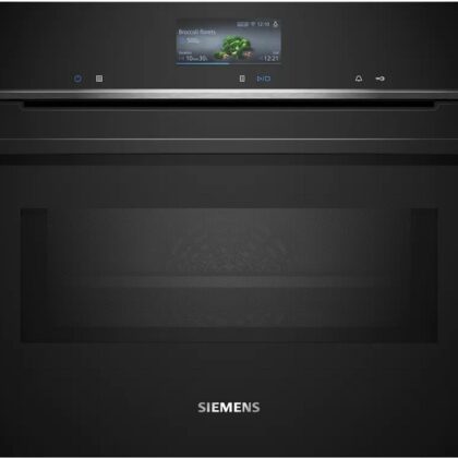 Forno Compacto de Encastre iQ700 CM776GKB1 45L 3600W (Preto) - SIEMENS