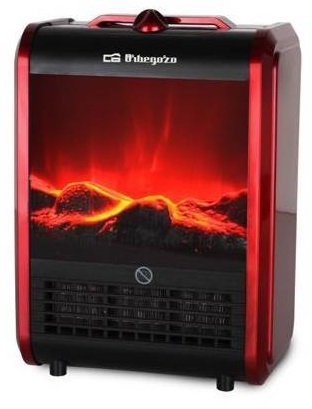 Lareira Elétrica (Efeito de Fogo) 1500W - ORBEGOZO