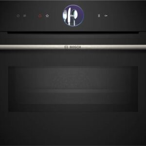 Forno Compacto de Encastre Serie 8 CMG7761B1 c/ Microondas 45L 900W (Preto) - BOSCH