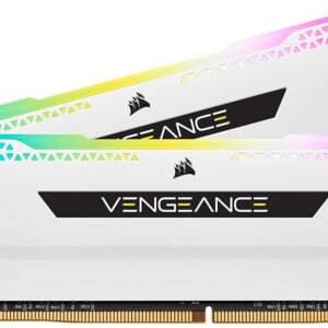 Mem?ria RAM Vengeance RGB Pro SL 32GB (2x16GB) DDR4-3200MHz CL16 (Branco) - CORSAIR