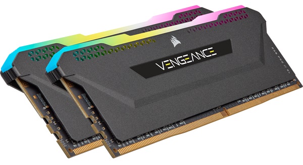 Memória RAM Vengeance RGB Pro 32GB (2x16GB ) DDR4 3200 MHz CL16 (Preto) - CORSAIR