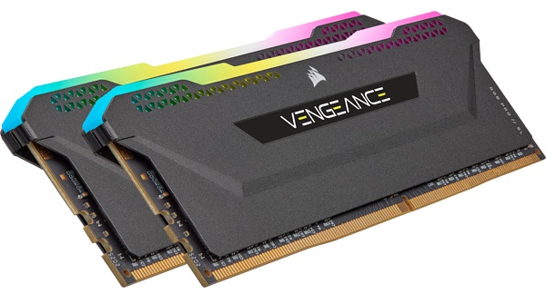 Memória RAM Vengeance RGB Pro SL 32GB (2x16GB) DDR4-3200MHz CL16 (Preto) - CORSAIR
