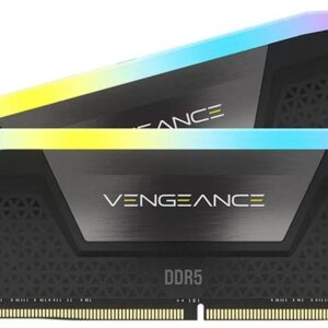 Memória RAM Vengeance RGB (AMD Expo) 32GB (2x16GB) DDR5-6000MHz CL30 (Preto) - CORSAIR