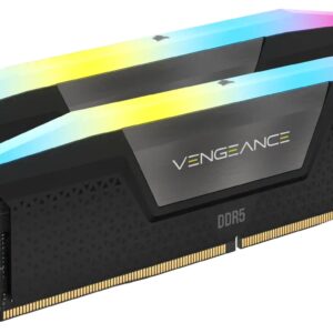 Memória RAM Vengeance RGB 32GB (2x16GB) DDR5-6400MHz CL36 (Preto) - CORSAIR