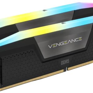 Mem?ria RAM Vengeance RGB 32GB (2x16GB) DDR5-6000MHz CL36 (Preto) - CORSAIR