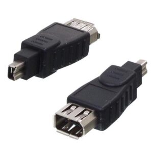 Adaptador Firewire 4P Macho - 6P Femea