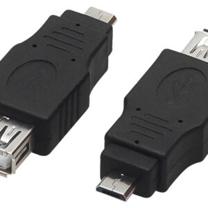 Adaptador USB A Femea - USB Micro B Macho