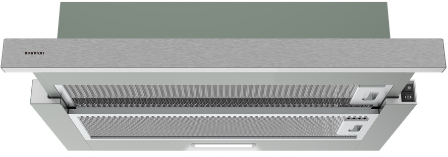 Exaustor Telescópico 2 Velocidades 60cm CMPE-64ABL (Inox) - INFINITON