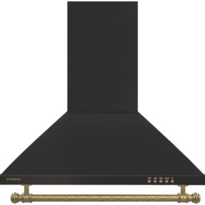Exaustor Chamin? 3 Velocidades 60cm CMPP-RU61 (Preto/Dourado) - INFINITON