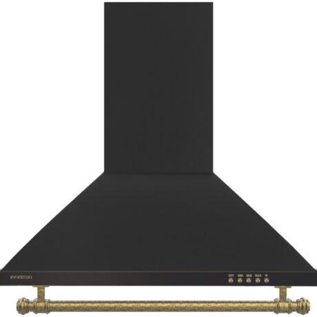 Exaustor Chaminé 3 Velocidades 60cm CMPP-RU61 (Preto/Dourado) - INFINITON