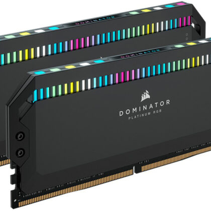 Memória RAM Dominator Platinum RGB 32GB (2x16GB) DDR5-6200MHz CL36 (Preto) - CORSAIR