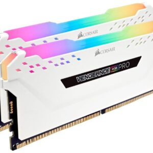 Mem?ria RAM Vengeance RGB Pro 32GB (2x16GB) DDR4-3200MHz CL16 (Branco) - CORSAIR