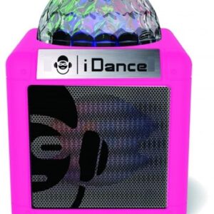 Coluna Port?til Bluetooth c/ Efeitos de LED (Rosa) - iDance
