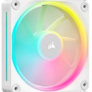 Pack 3x Ventoinhas iCUE LINK LX120 RGB 120mm (Branco) - CORSAIR