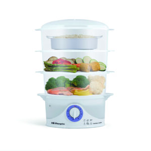 Cozedor a Vapor (3 Recipientes) 800W - ORBEGOZO