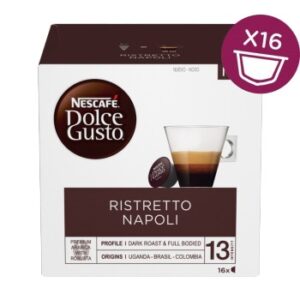 Pack 16x C?psulas Nescaf? Dolce Gusto Ristretto Napoli