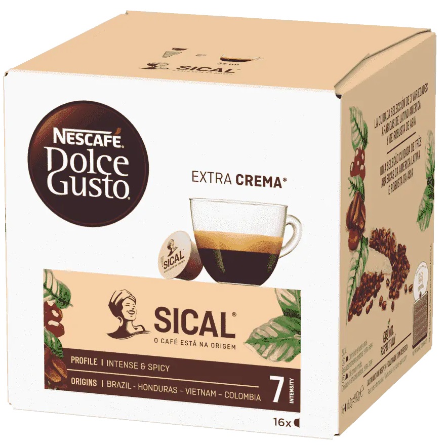 Pack 16x Cápsulas Nescafé Dolce Gusto Sical