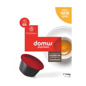C?psulas Dolce Gusto Domus Espresso (16 Unidades) Fortissimo