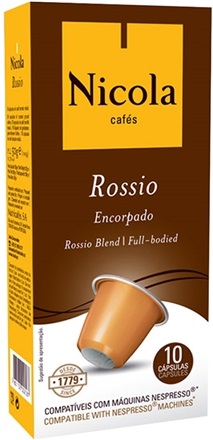 Pack 10x Cápsulas Nespresso Nicola Rossio