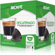 Pack 16x Cápsulas Dolce Gusto Bicafé Decaf