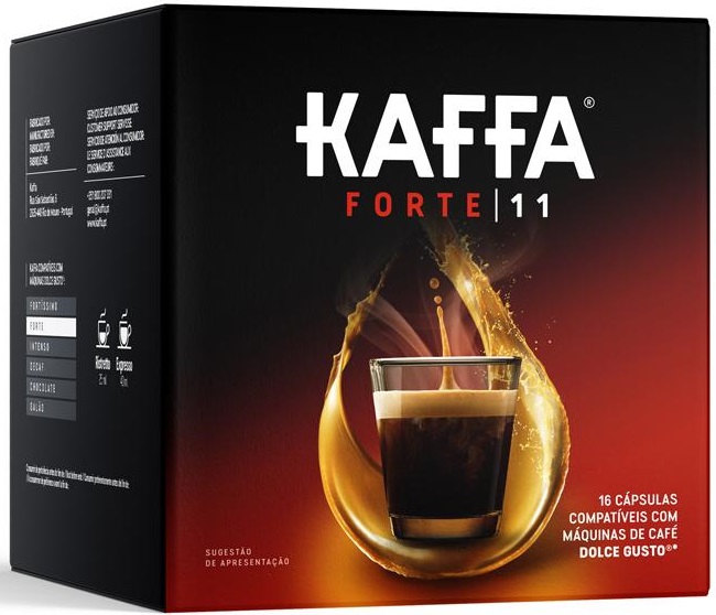 Pack 16x Cápsulas p/ Dolce Gusto Forte (Intensidade 11) - KAFFA