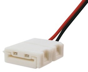 Ficha de Liga??o F?cil c/ Fios para Fita de LED 3528 8mm