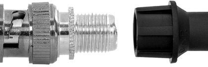 Ficha BNC Macho Cravar p/ Cabo Micro Coaxial e RG59