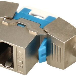 Conector Keystone RJ45 8 Pinos 180? Cat.8 FTP Tool-Less F?mea (Blindado)