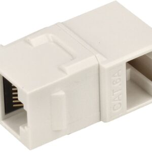 Adaptador 90? Keystone RJ45 Cat.6A FTP F?mea-F?mea