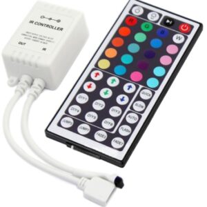 Controlador Prof. de Fita de LEDs RGB (72W) c/ Comando ? Dist?ncia