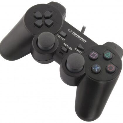 Comando GAMEPAD c/ Vibração para PS2/PS3/PC - ESPERANZA