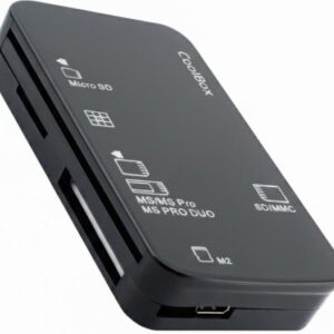 Leitor de Cart?es Externo USB-A/USB-C (Preto) - COOLBOX