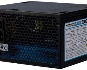 Fonte de Alimenta??o 500W 20+4 pin ATX Basic 500GR (Preto) - COOLBOX