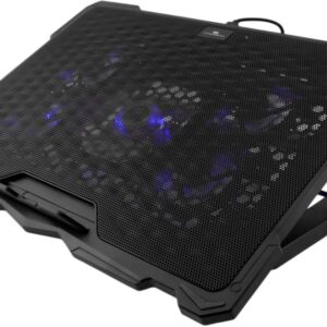 Base de Refrigeração Ajustável p/ Portátil até 17.3 c/ 2 Portas USB (Preto) - COOLBOX