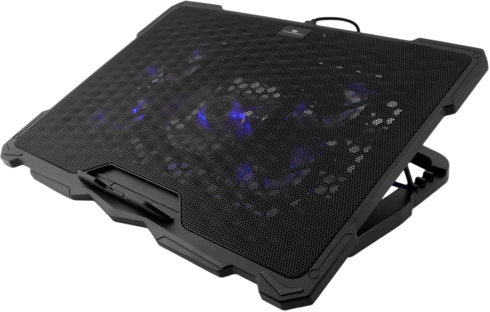 Base de Refrigeração Ajustável p/ Portátil até 17.3 c/ 2 Portas USB (Preto) - COOLBOX