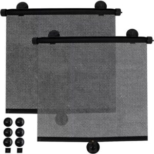 Pack 2x Cortina de Sol p/ Carro (Preto)