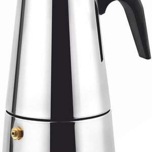 Cafeteira Italiana SS Moka Pot 10 (Inox) - HAEGER
