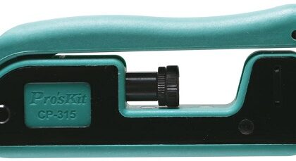 Alicate Cravar Fichas Compressão RCA, BNC e F (RG58/59/RG6) - Proskit