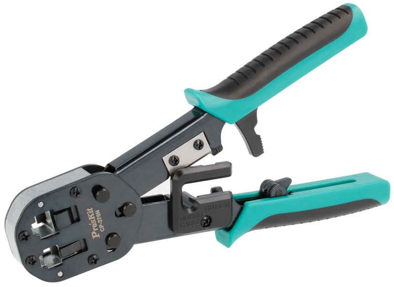 Alicate Cravar Fichas RJ11 / RJ12 / RJ45 - Proskit
