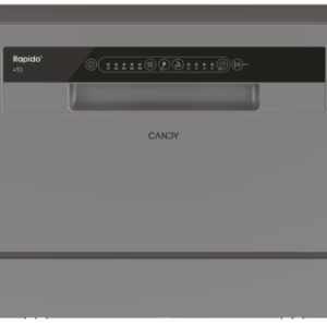 Máquina de Lavar Loiça RapidÓ CP 6E51LS 6 Conjuntos (Prateado) - CANDY