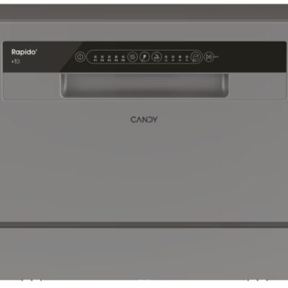 Máquina de Lavar Loiça RapidÓ CP 6E51LS 6 Conjuntos (Prateado) - CANDY