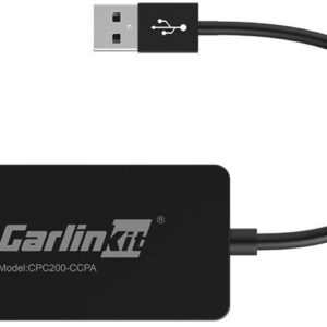 Adaptador s/ Fios CCPA p/ Carplay / Android Auto (Preto) - CARLINKIT