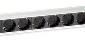 Extens?o 8 Tomadas s/ Fios Interruptor de Alum?nio 3500W 16A (1,8 mts) - CROMAD
