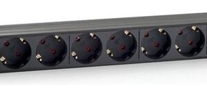 Extensão Octupla p/ Rack 19 1U 3500W 16A c/ Interruptor (1,8 mts) - CROMAD